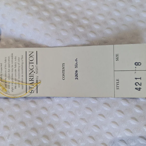 STARINGTON Vintage Pink Sheath Dress Long Sleeve Crew Neck, size 8, 100% silk - Picture 11 of 12